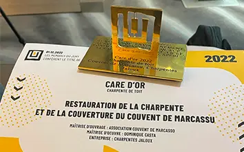 Prix Care d'or - Charpentes Jaloux