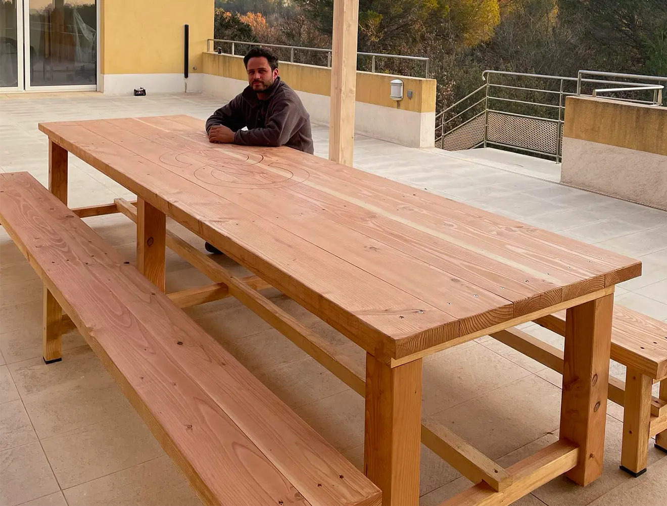 table bois massif sur-mesure