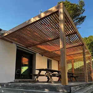 pergola en bois charpentes jaloux